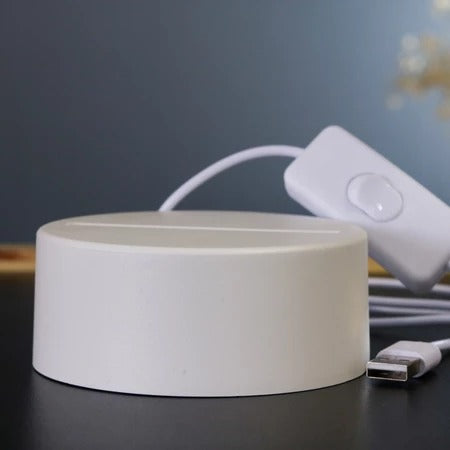 Luminária 3D LED de Cavalo