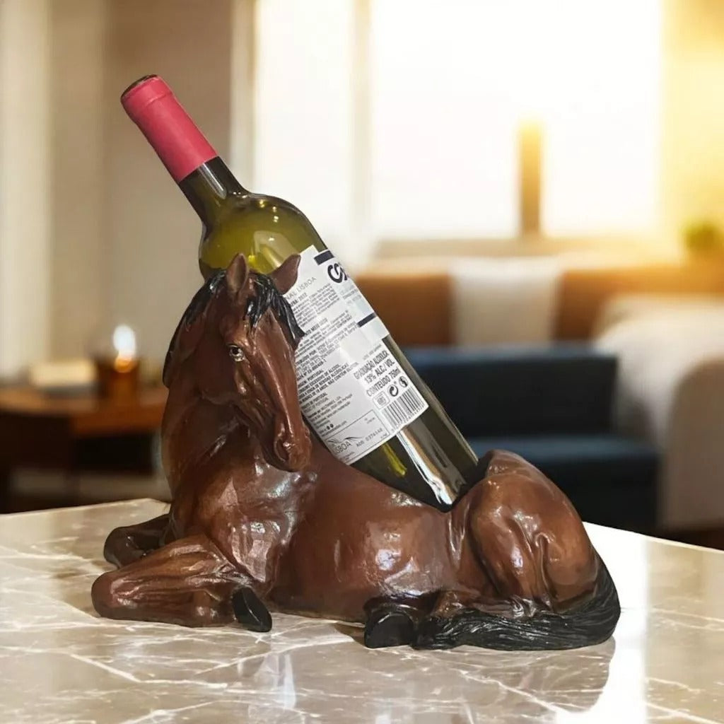 Porta Vinho Cavalo