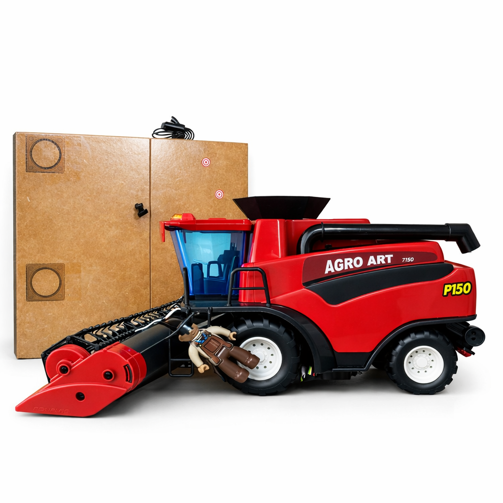 Colheitadeira Vermelha Dosadora de Bebidas