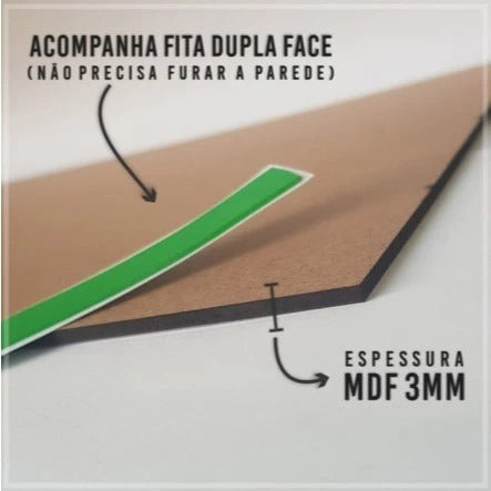 Kit 3 Quadros Decorativos Agropecuária e Agronomia sem Moldura